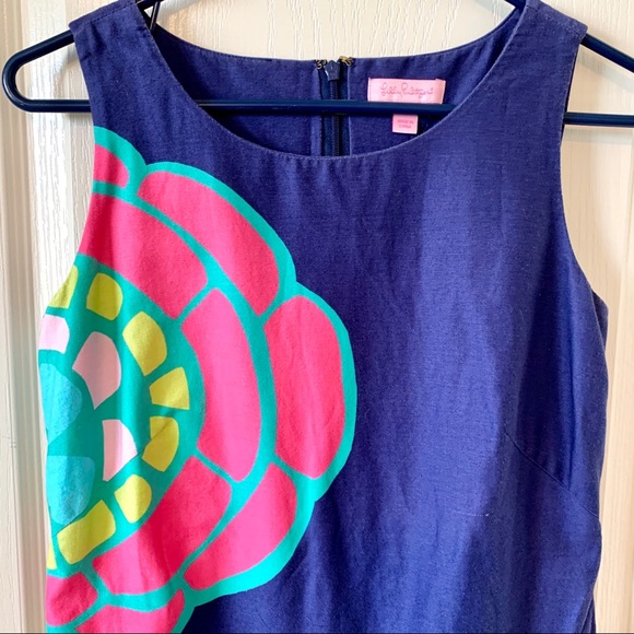 LILLY PULITZER “Stephanie” Floral Shift Dress—SZ 0 - Picture 10 of 15